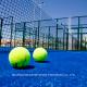 Oem Custom Padel Tennis Courts Multi Color Panoramic  SBR Latex Backing