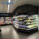 Supermarket Open Showcase Chiller Display 1.25m Wide Fruit Vegetable Cabinet Freezer