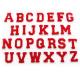 26 Letters Glitter Iron On Patches Adhesive For College Uniform​