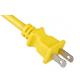 10A 125v American polarized 2 prong mains plug , UL approved Nema Power Cord 1