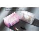Clear Zipper Pouch with Strap Makeup Bag PVC Cosmetic Pouch,Printing Clear Zip lockk Cosmetic PVC Pouch, bagease, bagplast
