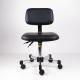 Black Color Ergonomic Lab Chairs Height Adjustable Backrest With Lumbar Support
