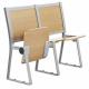 University / College Classroom Furniture / Student Desk And Chair Without Armrest