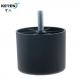 KR-P0394 HDPE Plastic 2 Inch Sofa Legs Round 2000PCS Quick Fitting 49g Weight