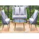 Modern Home Style Bsci Outdoor Garden Patio Furniture Rattan Sofas Set