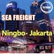 NVOCC ISEA 9 Days Worldwide Sea Freight From China To Indonesia Jakarta