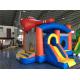 Toddler 0.55mm Pvc Inflatable Bouncer Combo With Slide Animal Theme
