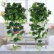 UVG interior decoration 1 meter green hanging faux ivy with plastic vine leaves for sale CHP01