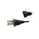 American 2 Prong Ac Power Cord Ul Approval Retractable For Home Appliance