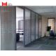 Double Tempered Glass Office Walls 83mm Thick Partition ODM OEM Accepted