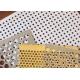 Electrical Galvanized Perforated Ceiling Tiles 2x2 PVDF Coating Anodizing