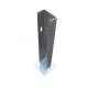 Crowd Control Barrier Fence Galvanized Metal Flange Posts for Durable Protection
