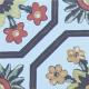 200 X 200 MM Patterned Ceramic Tile New Chinese Style No Radiation No Fading