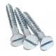 Slotted Countersunk Round Flat Head Screw Self Tapping Machine Wood Screws