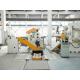 High Performance Rotary Shear Cut To Length Line , PLC Programmable Fly Shear Machine