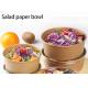 Waterproof Disposable Paper Cups For Salad With Lids 16oz 26oz 32oz 40oz
