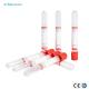 Serological Tests Glass Blood Collection Tubes 13x75mm Plain Red Top Blood Tube