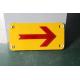 Warning Divert Traffic LED Arrow Boards Plastic Spraying Flashing Mode