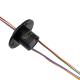 Compact Capsule Slip Ring 12 Channels 300rpm With Copper Plated Wires