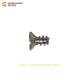 3*6*5.5 NCR S2-SNT Cross Countersunk Head Self Tapping Screws ATM Machine Parts For NCR Parts Replacement Accessories