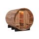 SASO Garden Wood Barrel Sauna Room ODM Sauna Outdoor Barrel