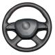 Red Suede Steering Wheel Cover for Skoda Octavia 2015 2016 Fabia 2014 Rapid 2013-2015 Superb 2013-2016