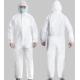 Antibacterial Disposable Protective Clothing Chemical Resistant Zipper