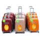 Polyester Travel ABS PC Luggage Multicolor Waterproof TSA Lock