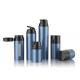 Big capacity plastic 100ml airless pump bottle blue cream pump pp bottles
