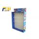 Cardboard Paper Side Wing Display , Size Customized Counter Hook Display Stand