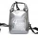 Silver 4 Liter Outdoor Waterproof Bag Customized Logo Accepted For Adult