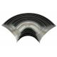 Metal Stamping Products Two Pieces Glavaizned Sheet Ventilation Ducts 90 Degree Elbow
