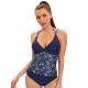 Stylish Black One Piece Swimwear for Pool Activities for swimming