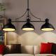 Retro Loft Industrial Style Restaurant Chandelier Bar Simple Bar Villa Project 3 head dining table light(WH-VP-236)