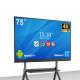 Qtenboard Cheap Price 65 75 Inch School Interactive Monitor Flat Panel LCD Digital Touch Screen Whiteboard Smart White Board for Classroom