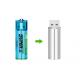 Full high capacity USB rechargeable 1.5V 1000mAh li ion battery No. 5 AA battery