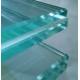 Polished Edge Clear Laminated Tempered Glass Customized