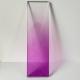 White Purple Gradient Glass Laminated Stained Fused Art Glass