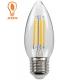 C35 4W led filament bulb 220-240V E27 led filament candelabra bulb