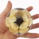 Nature Clear Flower Paperweight , Resin Floral Paperweight Ball