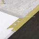 12mmx2.5meters Aluminium Tile Edging Strip Matt Gold External