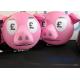 Customizable Giant Helium Inflatable Ball Pink Cartoon Pig Advertising And Marketing