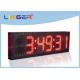 6 Digits Digital Clock Countdown Timer , Bus Station Digital Countdown Clock For Wall  