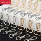 20mm 25mm Metal Swivel Clasps Lanyard Oval Snap Hook Bags for Handbags Finish Plated