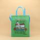Eco-friendly 80GSM non-woven value priced shopping bag, reusable fold able green earth carry bags logo printed branding