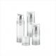 5ml 10ml 15ml Round Single wall cosmetic airless pump PP bottle for lotion essence and cream