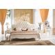 Rococo furniture, solid wood double bed 8009