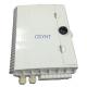 ABS Plastic Fiber Optic Splitter Box , 16 Cores FTTH Terminal Box Rainfall