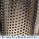 Round hole 6mm thick steel perforated metal for stair handrails