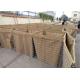 Galvanized Welded Military Hesco Barriers Bastion With Sand For Defence